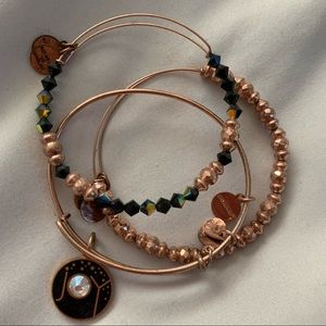 Rose Gold Alex and Ani Joy Set